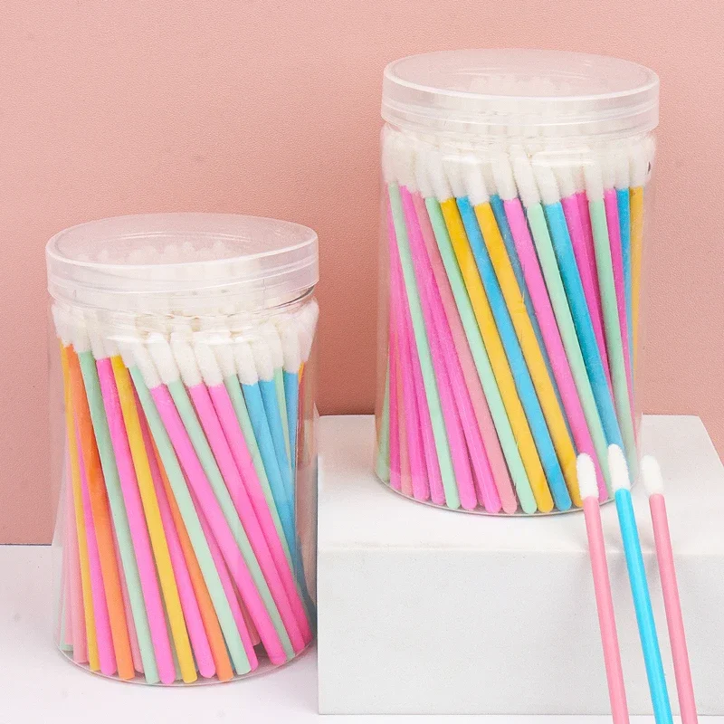 200 pezzi monouso barile mix pennello per labbra rossetto morbido mascara bacchette applicatori detergente per ciglia pennelli cosmetici strumenti per il trucco