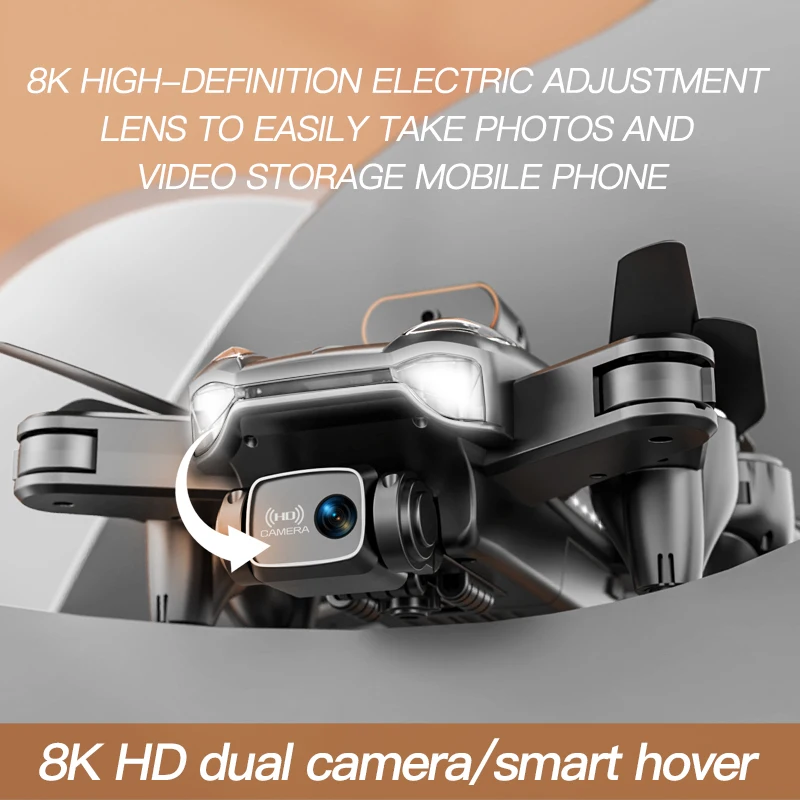 P11เลนส์ HD โดรนสำหรับหลีกเลี่ยงสิ่งกีดขวาง5ด้านโดรนแบบไร้แปรงถ่านโดรน HD เครื่องบินพับได้คอปเตอร์สี่ใบพัด UAV RC aircra