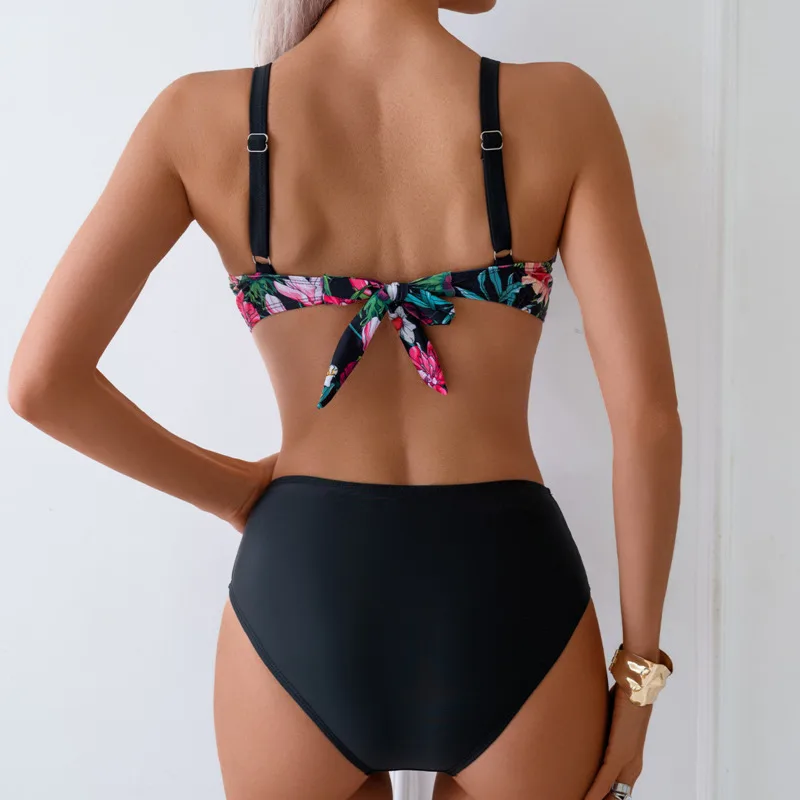 Floral Sexy Bikinis Women\'s Swimwear Female Swimsuit For Swim Wear Bathing Suit Brazilian Bikini Set Beachwear Pool Bather 2025
