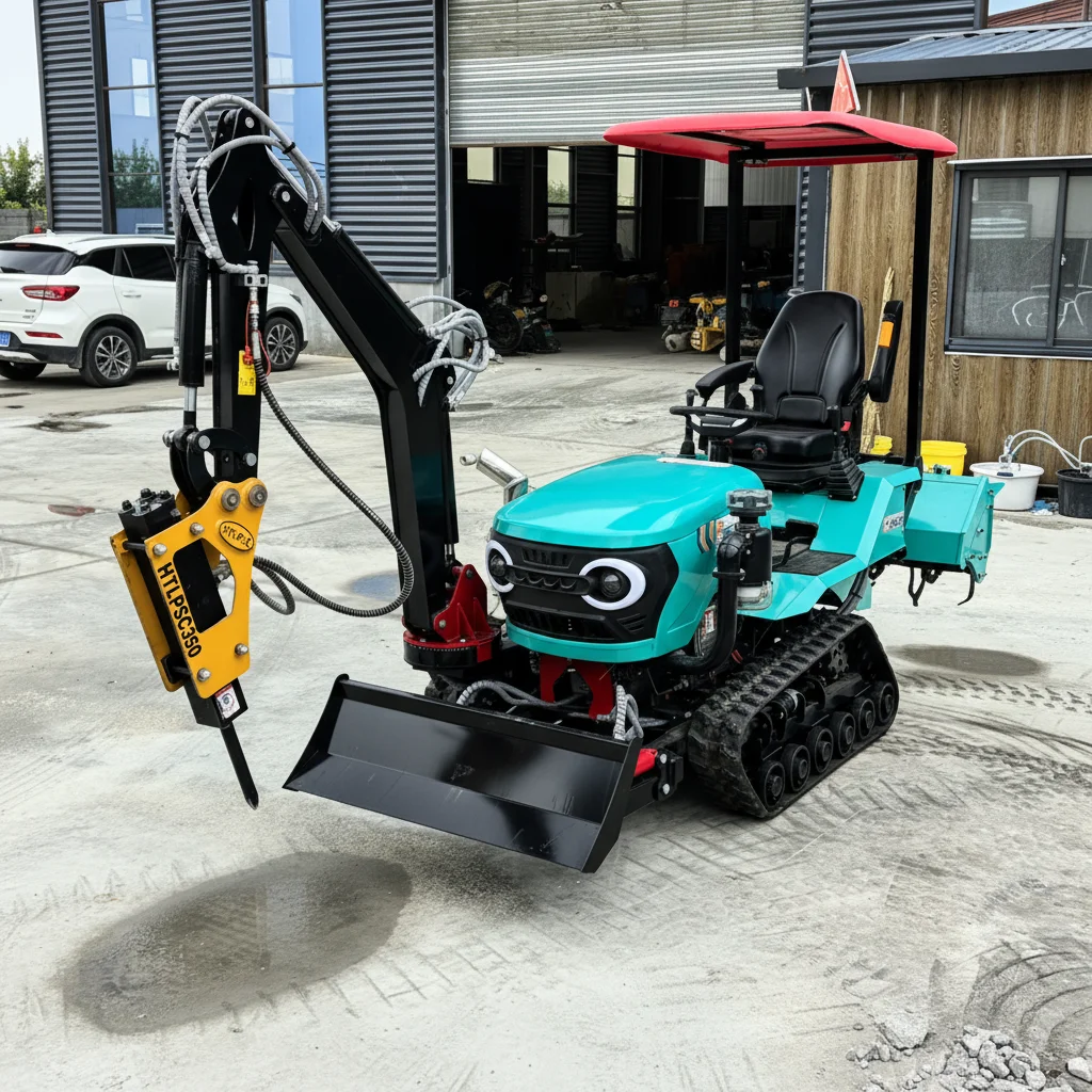 Customized Agricultural Mini Tractor Multipurpose Small Farm Tractor with Attachments