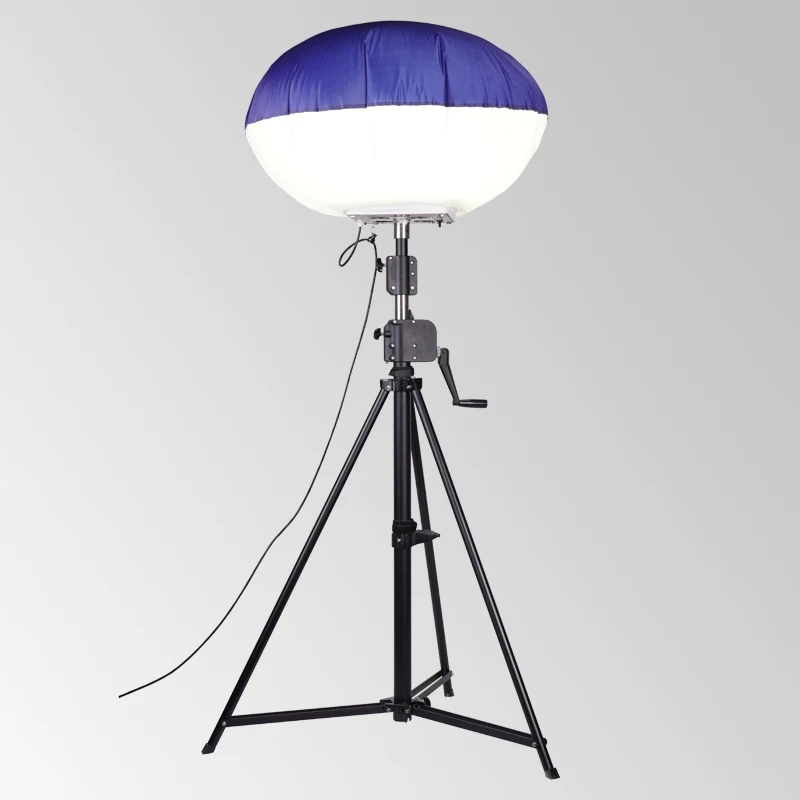 5M 600W Inflatable Balloon LED Light Tower IP65 Portable Construction Site Lighting for Night Work & Emergency Rescue