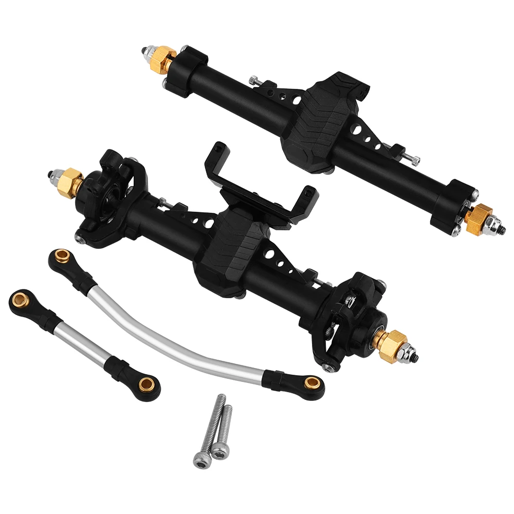 SCX24 New Upgraded Plastic Front Rear Straight Axle for 1/24 RC Axial C10 90081 AXI00002 AX24 Ford Bronco AXI00005 Part