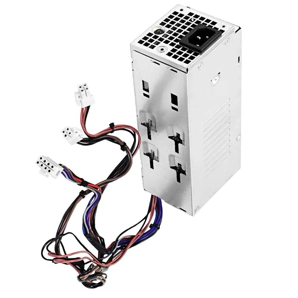 240W Power Supply AC240EBS-00 for Dell For Optiplex 3900MT 3901MT 3990MT 3991MT Vostro 3690 3710 3910 with Metal Housing Silver