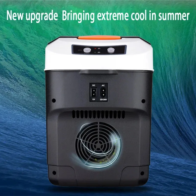 10L Car Refrigerator Mini Fridge Vehicle and Home Use Dormitory Truck Cold and Hot Dual-Use Temperature Control Digital Display