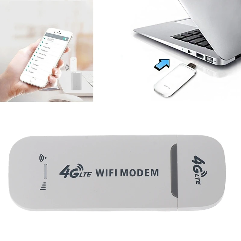 4G LTE draadloze WiFi-router, USB Pocket WiFi-hotspot 150 Mbps USB-modem voor thuiskantoor WiFi dagelijks gebruik