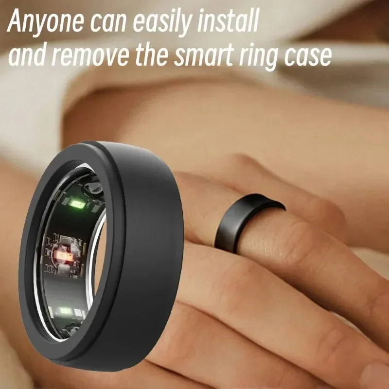 For Samsung Galaxy Ring Anti-Scratch Protective Soft Elastic Silicone Funda for Men Women Sleep Health Monitor Sports Smart Ring
