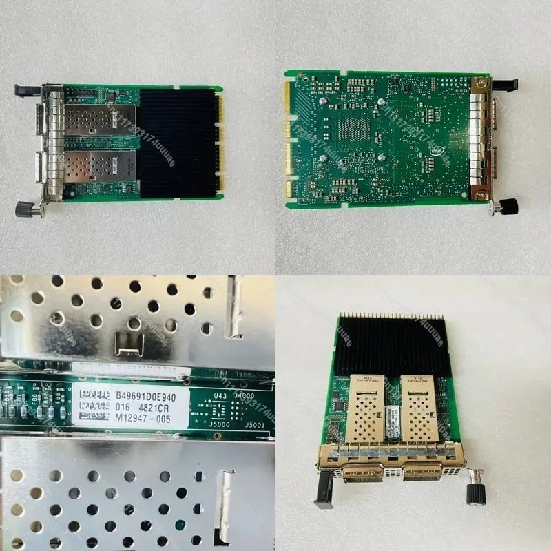 For Server, 100G OCP 3.0 Ethernet Network Adapter Compatible E810 CQDA2 E810CQDA2OCPV3 Optical NIC Replacement Spare Part