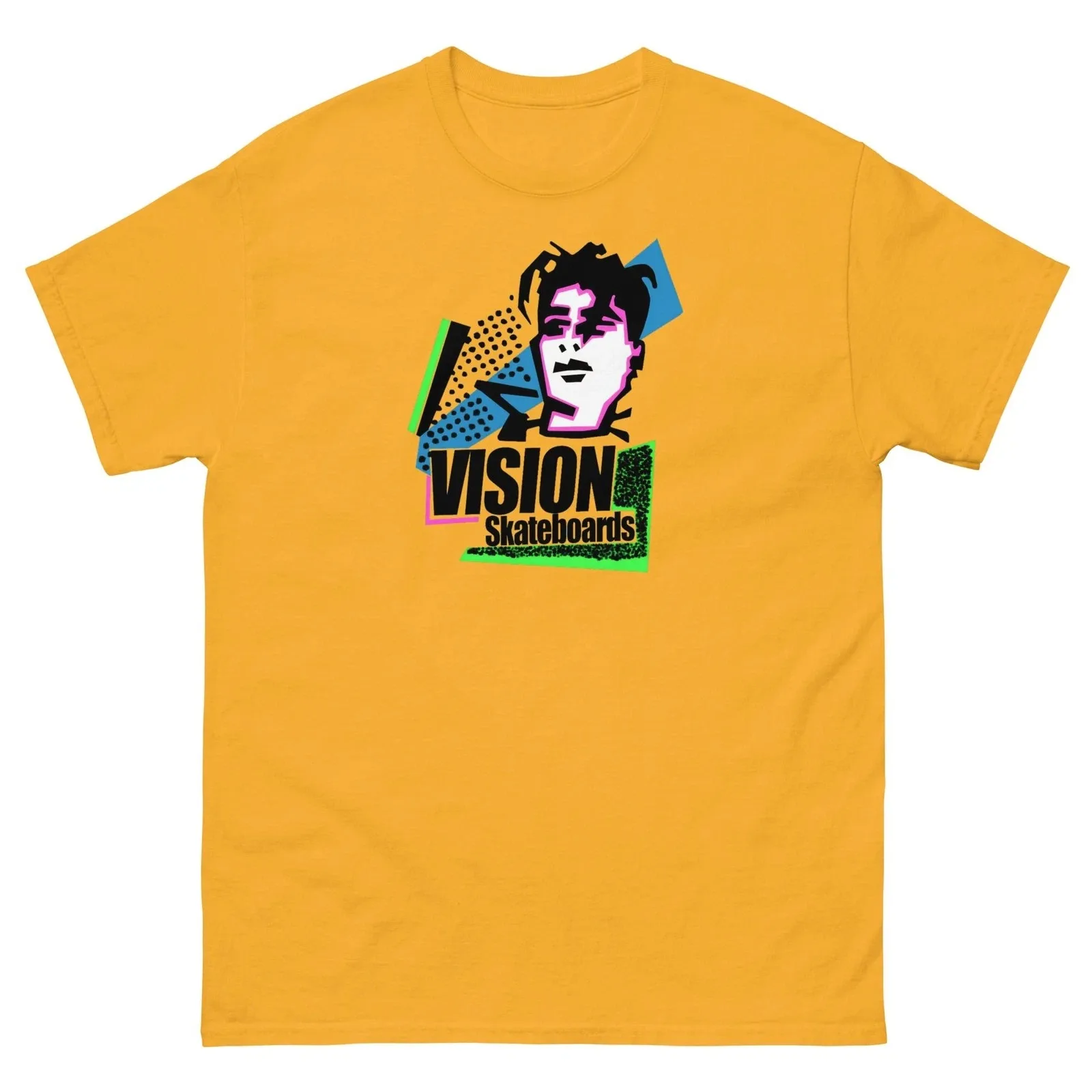 Visi 2026 on Mark Gonzales Skateboard Logo T-shirt Graphic Printing High-end Luxury Unisex Style Both of Men and Women