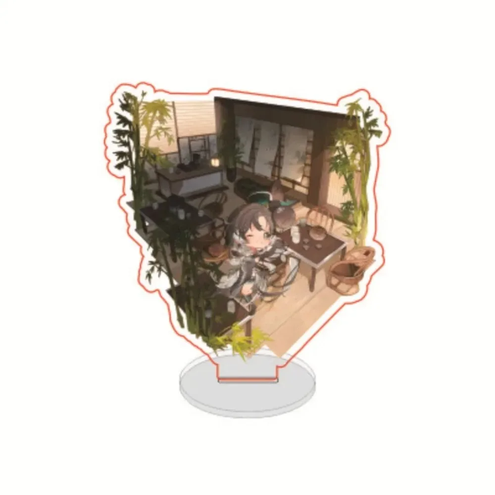 Wuthering Waves Cartoon Game Acrylic Stand Sign Acrylic Model Desktop Game Peripheral Ji Yan Yin Lin Ka Ka Luo Ornament Keychain