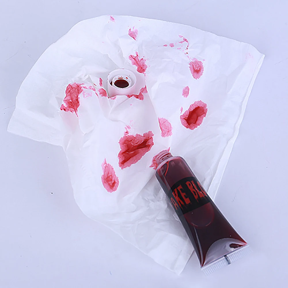 15ml Artificial Simulated Wounds Scar Tattoo Fake Blood Halloween Makeup Body Paint Tool Blood Plasma