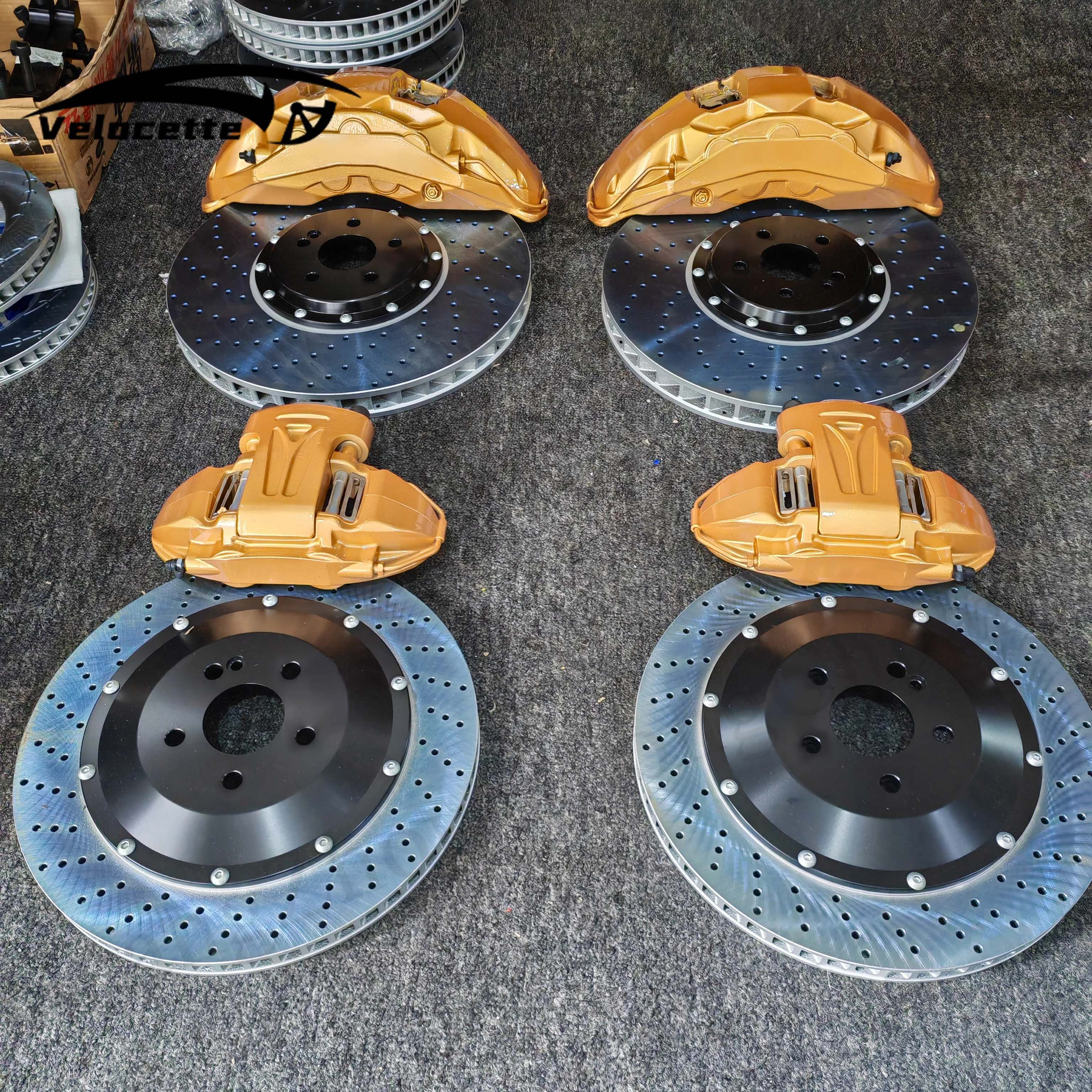 

Большой тормозной суппорт, комплект из 10 поршней, переднее колесо, ротор 420, заднее колесо 400, ротор для Porsche Macan