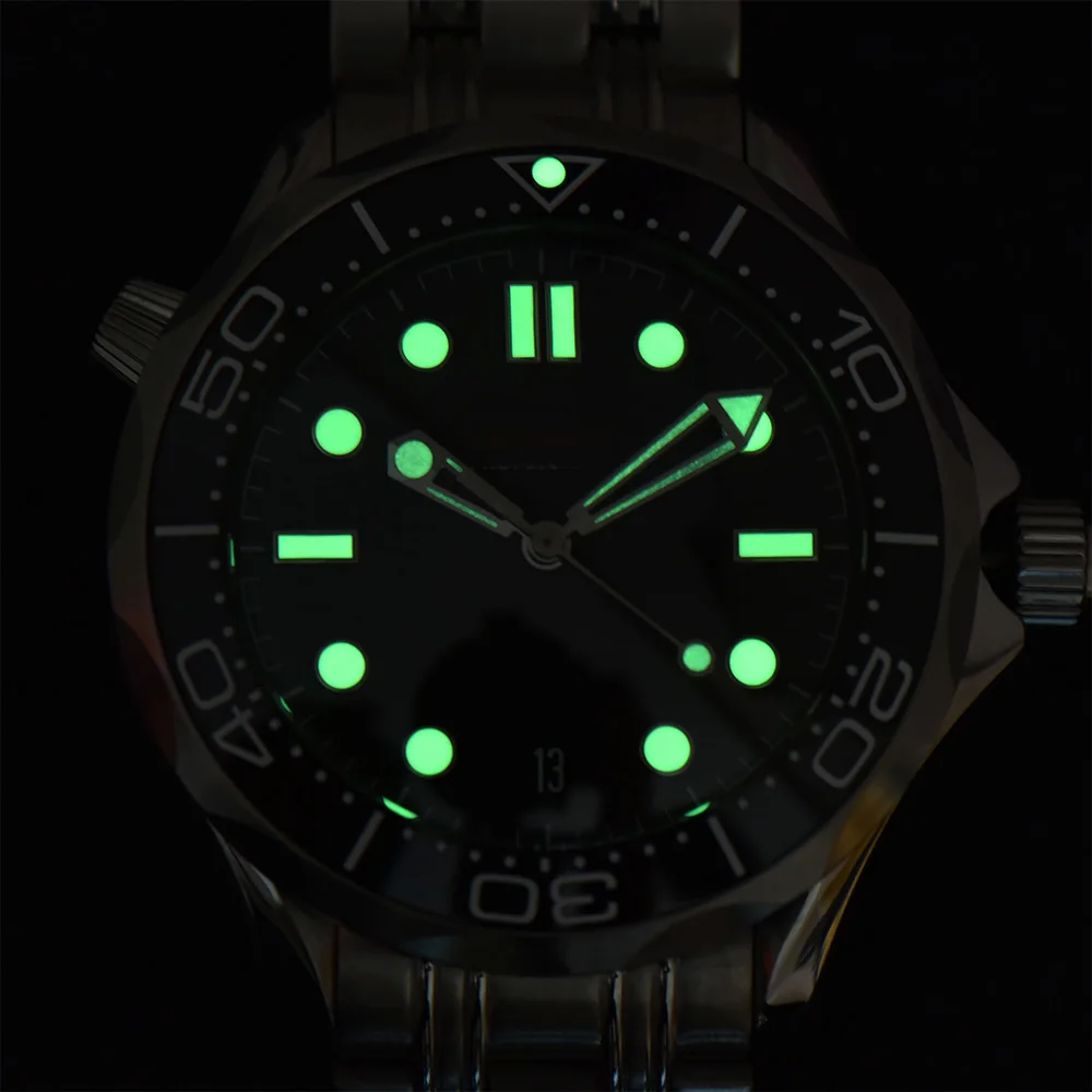 Customized logo 42mm watch watches for men automatic mechanical NH35 movement  watch mechanical watches sea master Watch