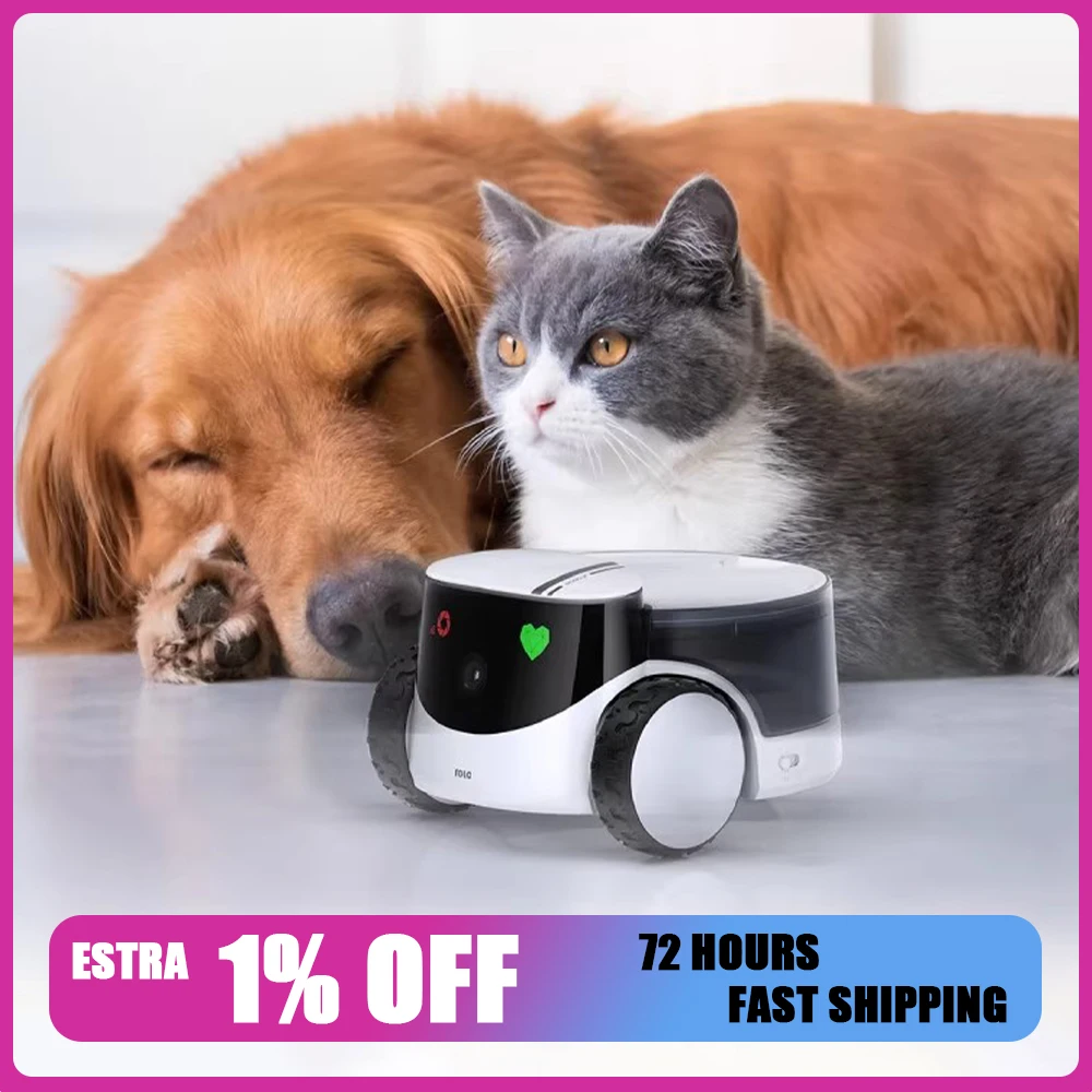 

Enabot ROLA PetPal умный робот-компаньон для домашних животных робот подвижная камера домашний Ebo удаленный мониторинг беспроводной домашний интеллект подарки