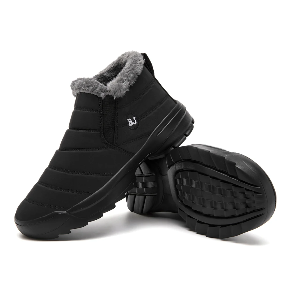 أحذية الثلوج الرجالية، أحذية الشتاء الدافئة، أحذية المشي لمسافات طويلة ببطانة غامضة مقاومة للرياح، أحذية معزولة للشتاء، بطانة غامضة أحذية المشي لمسافات طويلة مقاومة للرياح #6