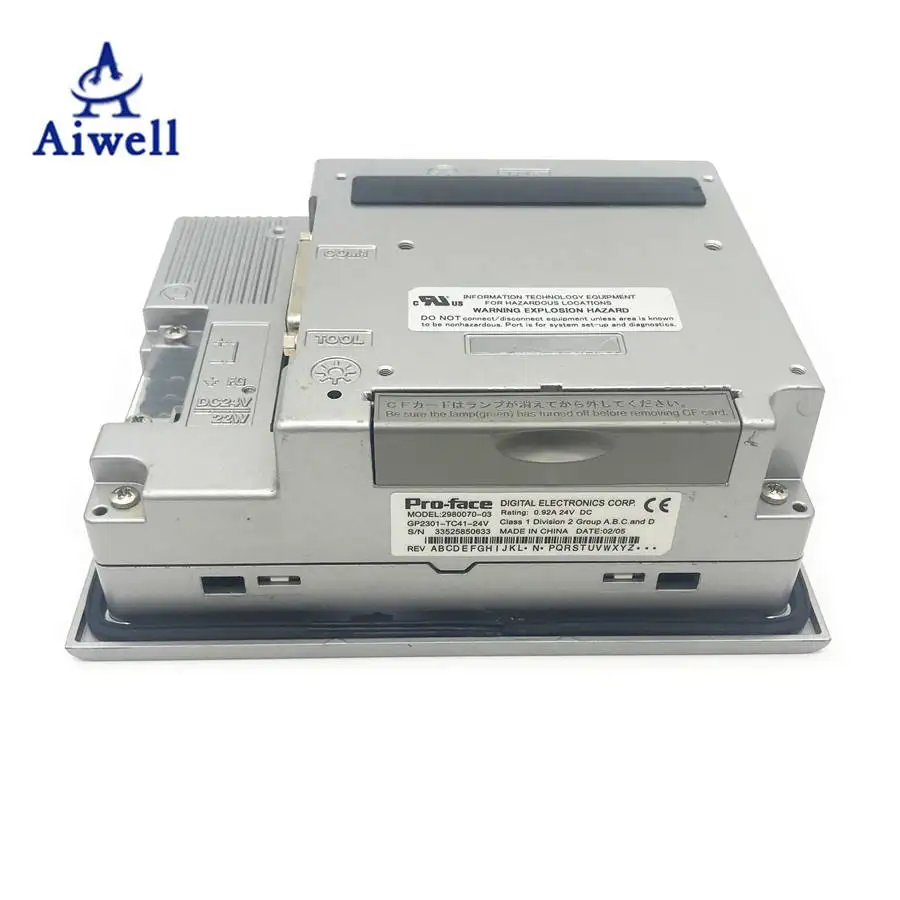 Оригинальный 5-дюймовый сенсорный экран HMI серии Proface GP2000 GP2301-TC41-24V