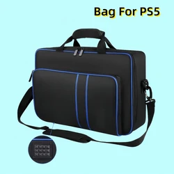 1pc Carrying Case For PS5, Travel Carry Bag For PS5 Console Controller, Large Capacity Protective Storage Case Compatible