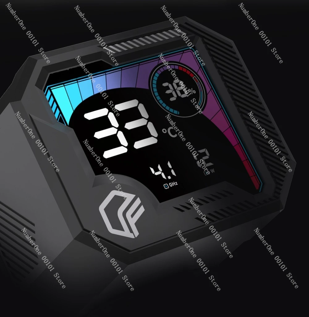 360 ARGB CPU 수냉 쿨러, 세그먼트 코드 화면 지능형 온도 표시 기능 탑재 썸네일 5