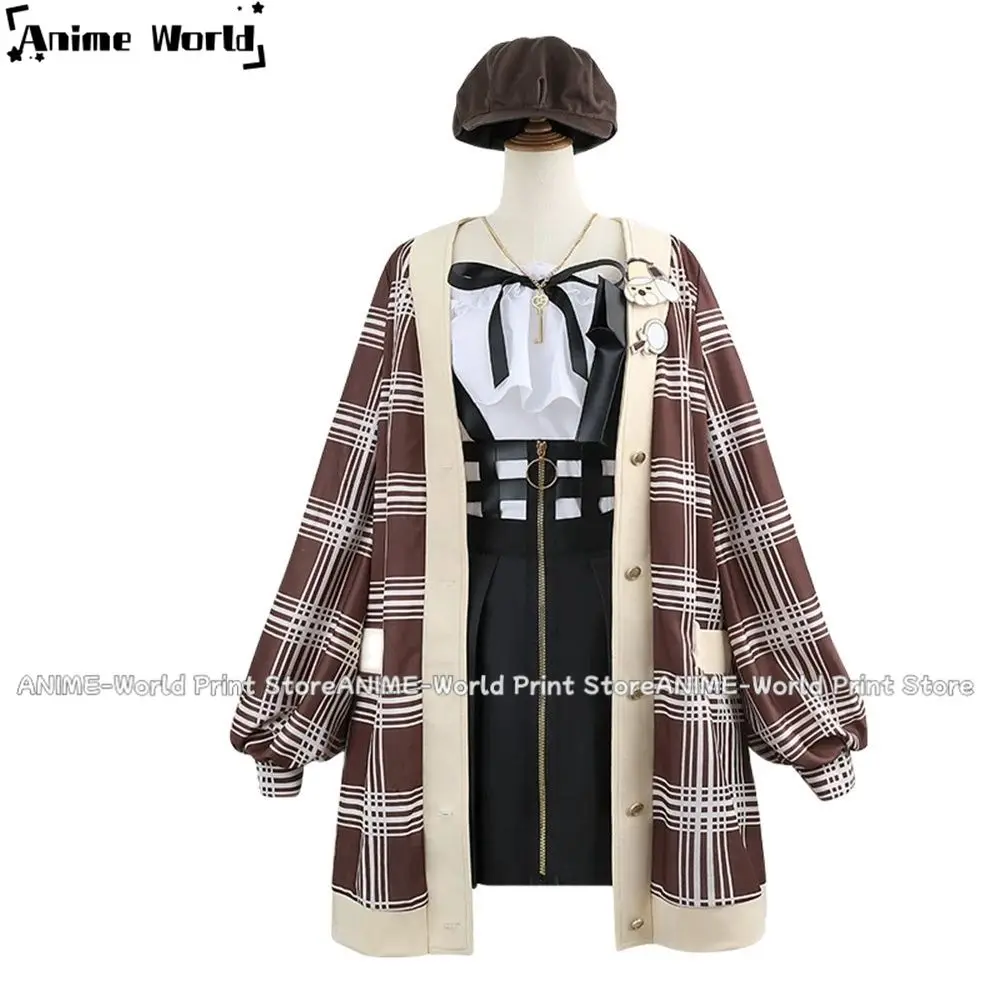 《Custom Size》Unisex Anime Cos Amelia Ame Cosplay Costumes Halloween Uniform Suits