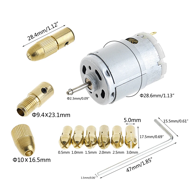 mini mirco elétrico pcb motor broca imprensa brocas ferramenta torção broca 12v