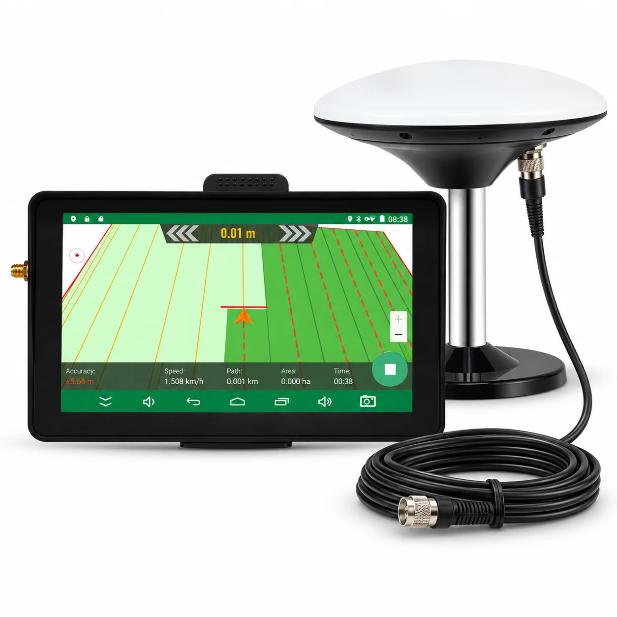 9 Inch Agricultural GPS Guidance System for Tractor Harvester Farm Field Navigation Display