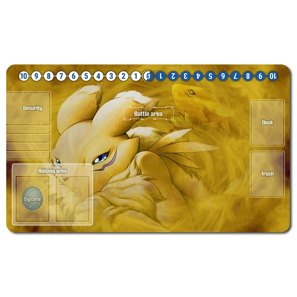 

231468 — игровой коврик Digimon Playmat, размер 60X35 см, игровые коврики, совместимые с DTCG