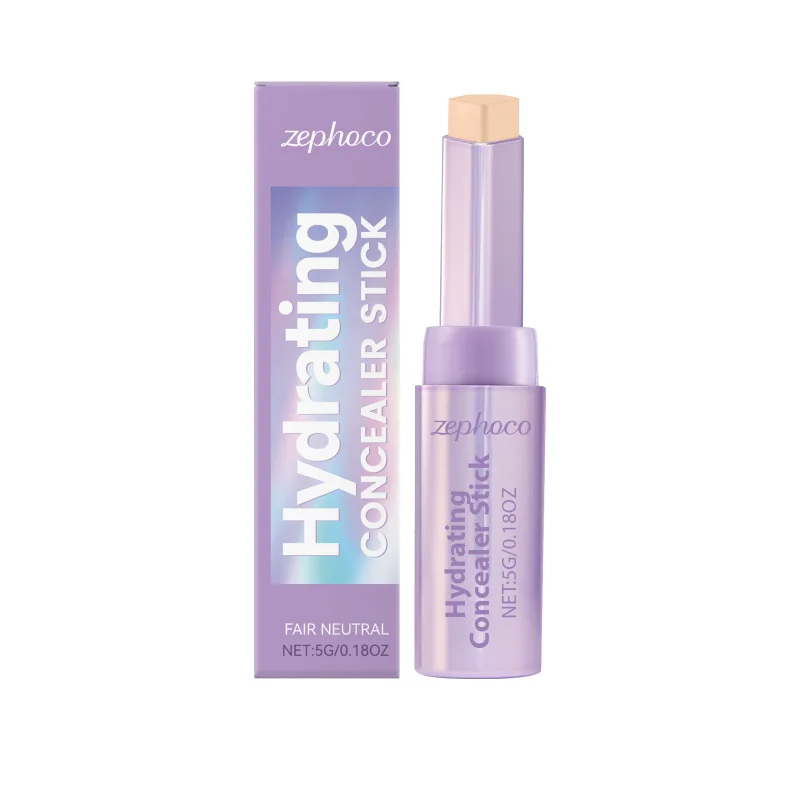 Bâton correcteur ivoire naturel hydratant léger visage moyen point culminant Contour couleur tenant bâton de maquillage pour le contour naturel