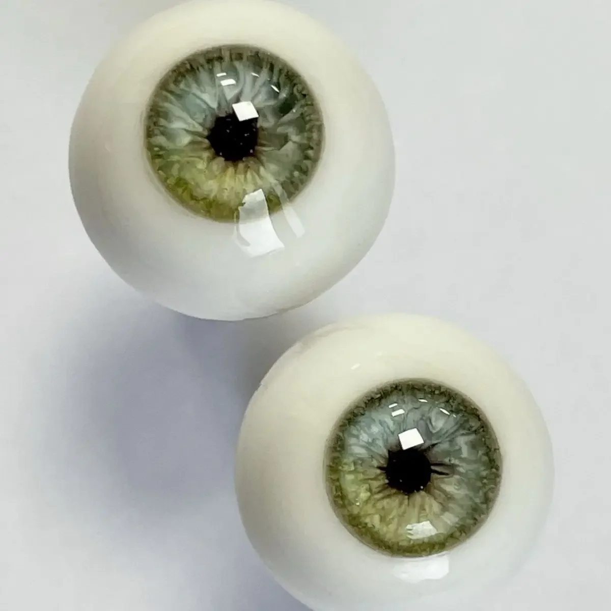 Doll Eyes 8/10/12/14/16/18/20/22/24mm for Ob11/Bjd Doll Plaster Eyeball Realistic Eye Dress Up Diy Girl Toy Kid Doll Accessories