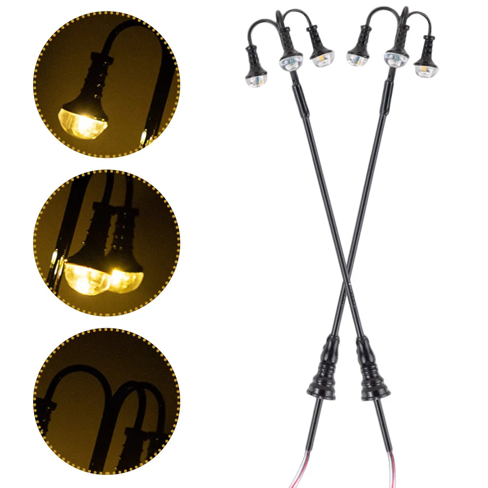 

2 шт. миниатюрных светильников для террариума с мхом, декор для DIY-наборов для создания пейзажей: песочниц, железнодорожных макетов, садовых диорам