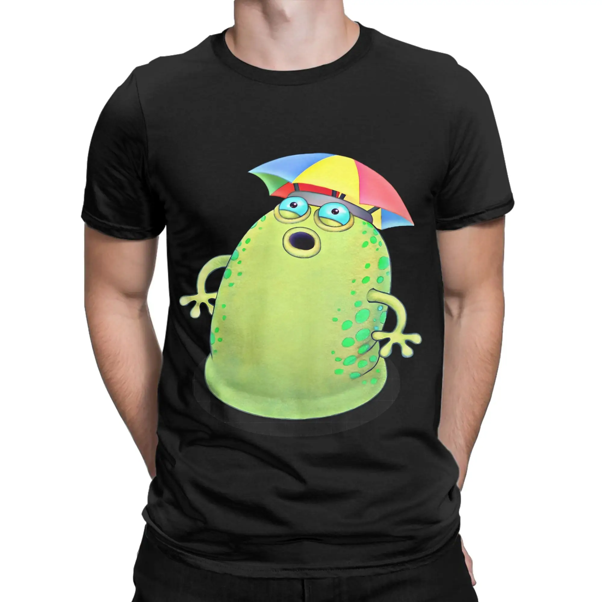 Bulbous odd‑shaped body Classic My Singing Monsters Novelty 100% Cotton T-Shirt Tops Tees For Men