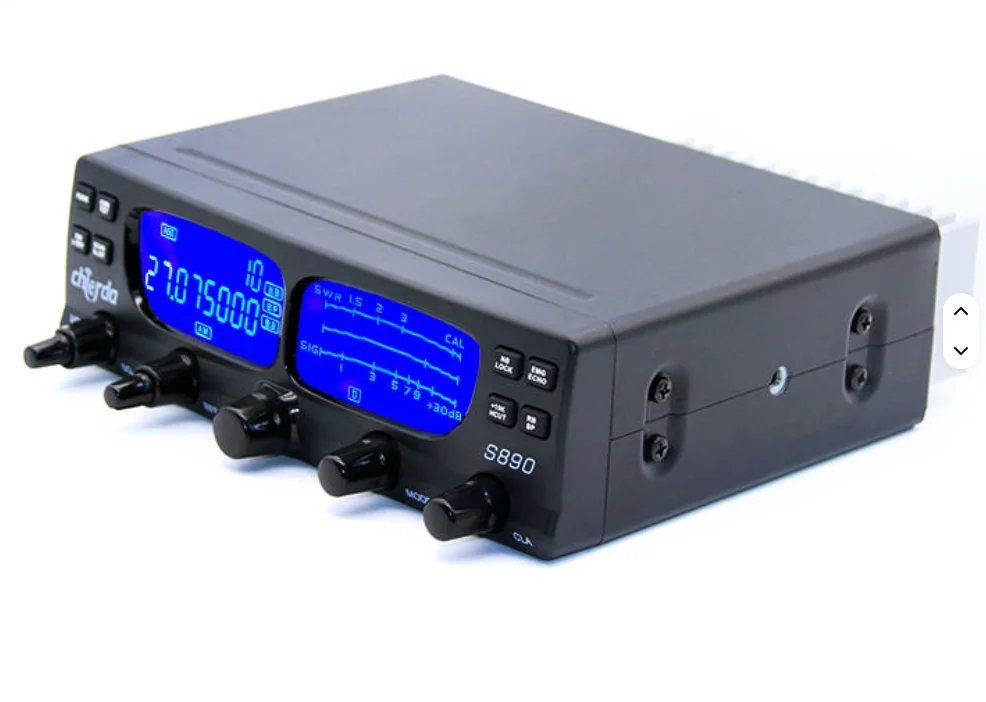 40W S890 27MHz CB Mobile Radio 24.7-30.105MHz AM FM SSB HF Long Range Vehicle Transceiver