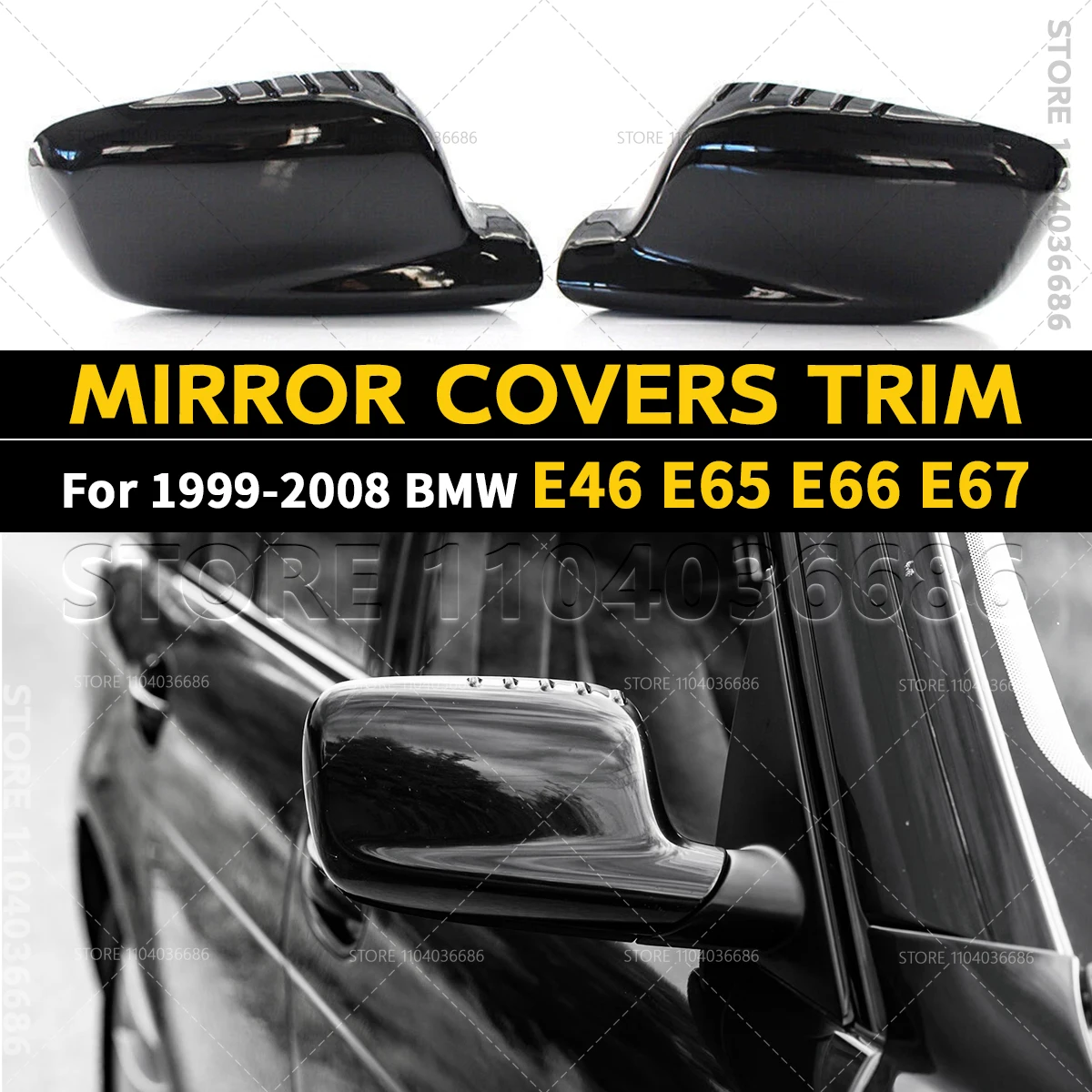 

Для BMW E65 E66 E67 E46 Coupe E46 Cabrio 1999-2008 годов 1 пара накладок на зеркала заднего вида 51167074235 51167074236