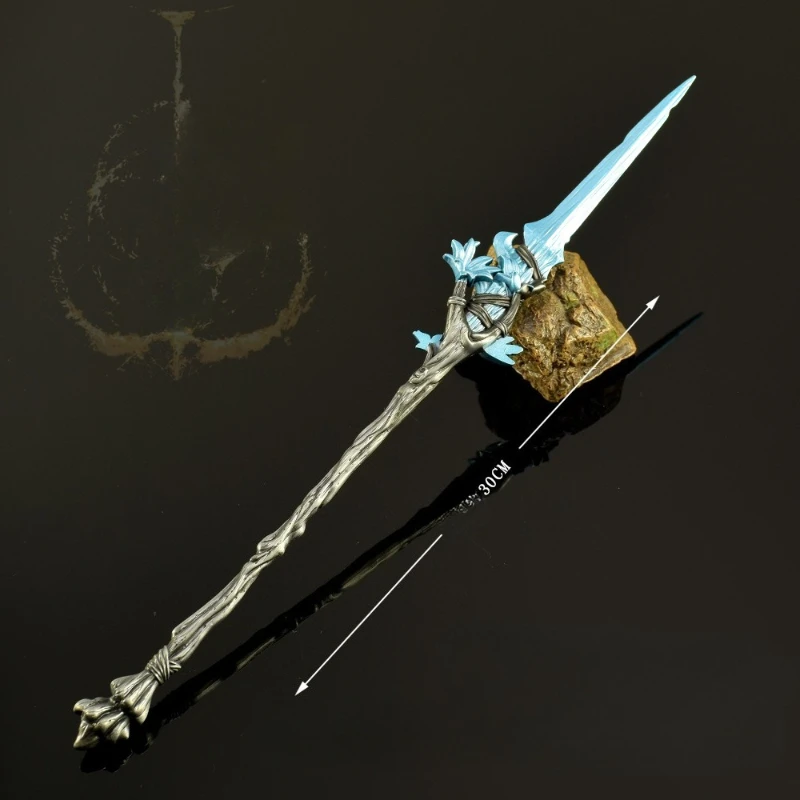 30cm nouvelle figurine de jeu Weapo périphérique métal artisanat modèle lance bureau décoration ornement accessoires cadeaux d'anniversaire jouets