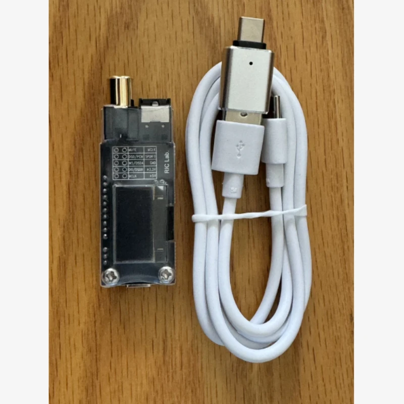 CT7601 Interfaz de audio digital USB/USB a fibra óptica coaxial (con versión de pantalla)