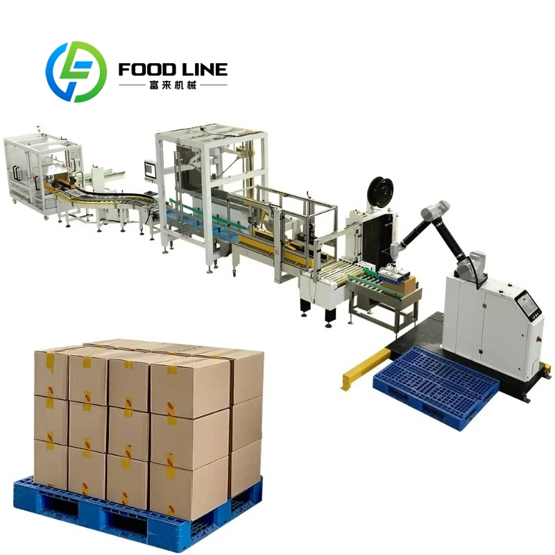 Customized Collaborative Robot Palletizing System Safe Human Machine Interaction Flexible Cobot Automation