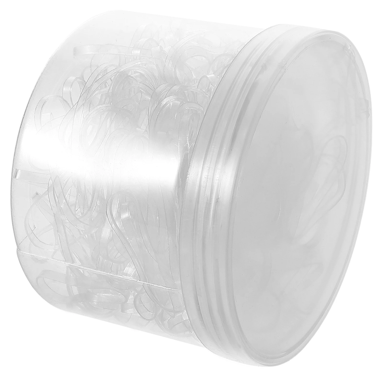 

300 Pcs Transparent Rubber Band Hair Ties Girls Accessories Elastic Scrunchies Cords Baby Child