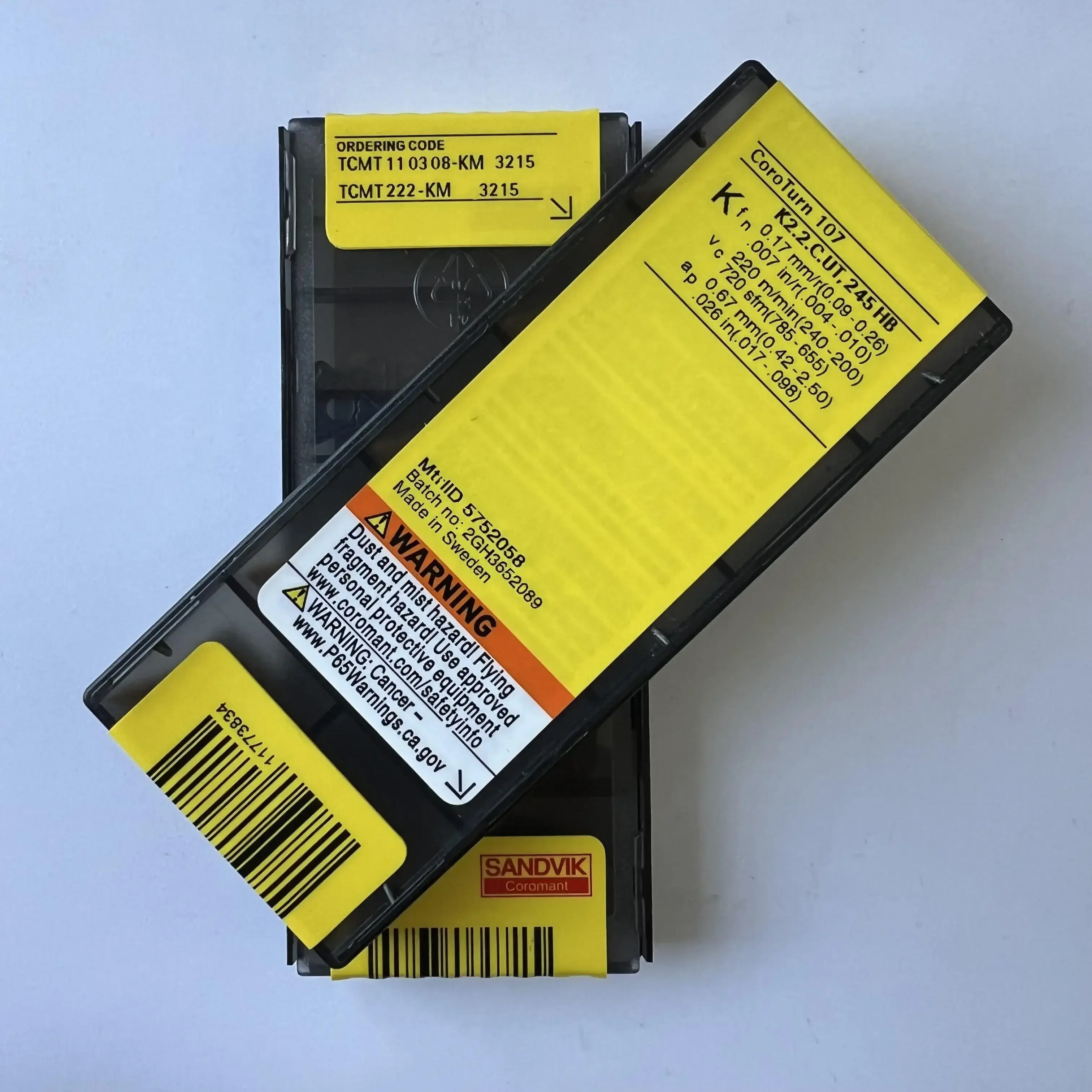 TCMT 110308 -KM 3215 /Legierungsklinge 10 Stück