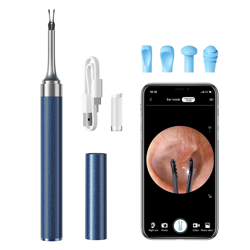 

SUNUO Ear Wax Removal Tool Camera Ear Cleaner 10 Megapixel HD Otoscope with Light Ear Camera with Tweezers 3-in-1 for iPhone And