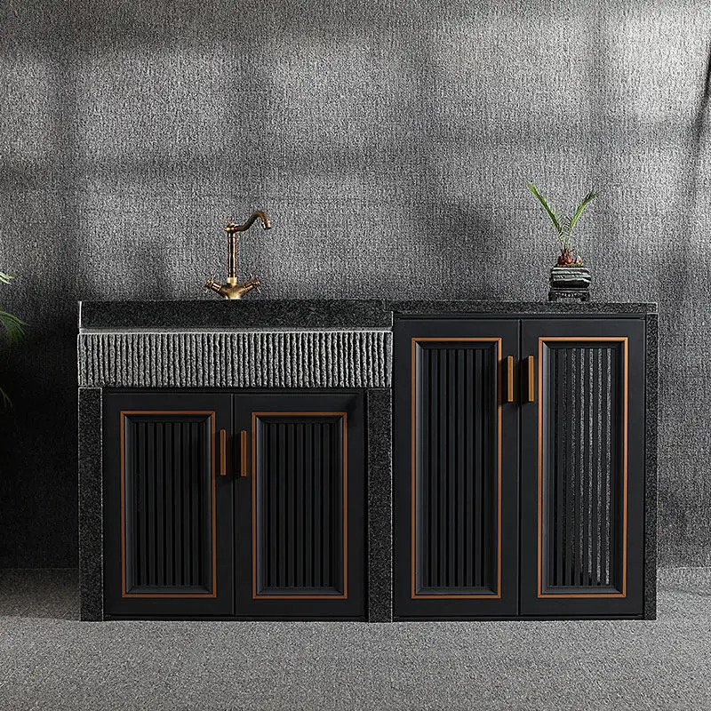 

Laundry Pool, Household Floor-to-ceiling Marble Vegetable Pool, Outdoor Courtyard Console Sink