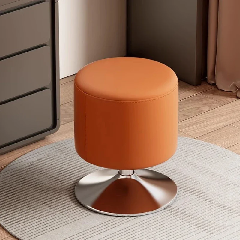 Toaletka stołek krzesło do sypialni luksusowy indywidualny stołek obrotowa sofa niski stołek krzesło biurowe Puff kanapa meble w stylu vintage