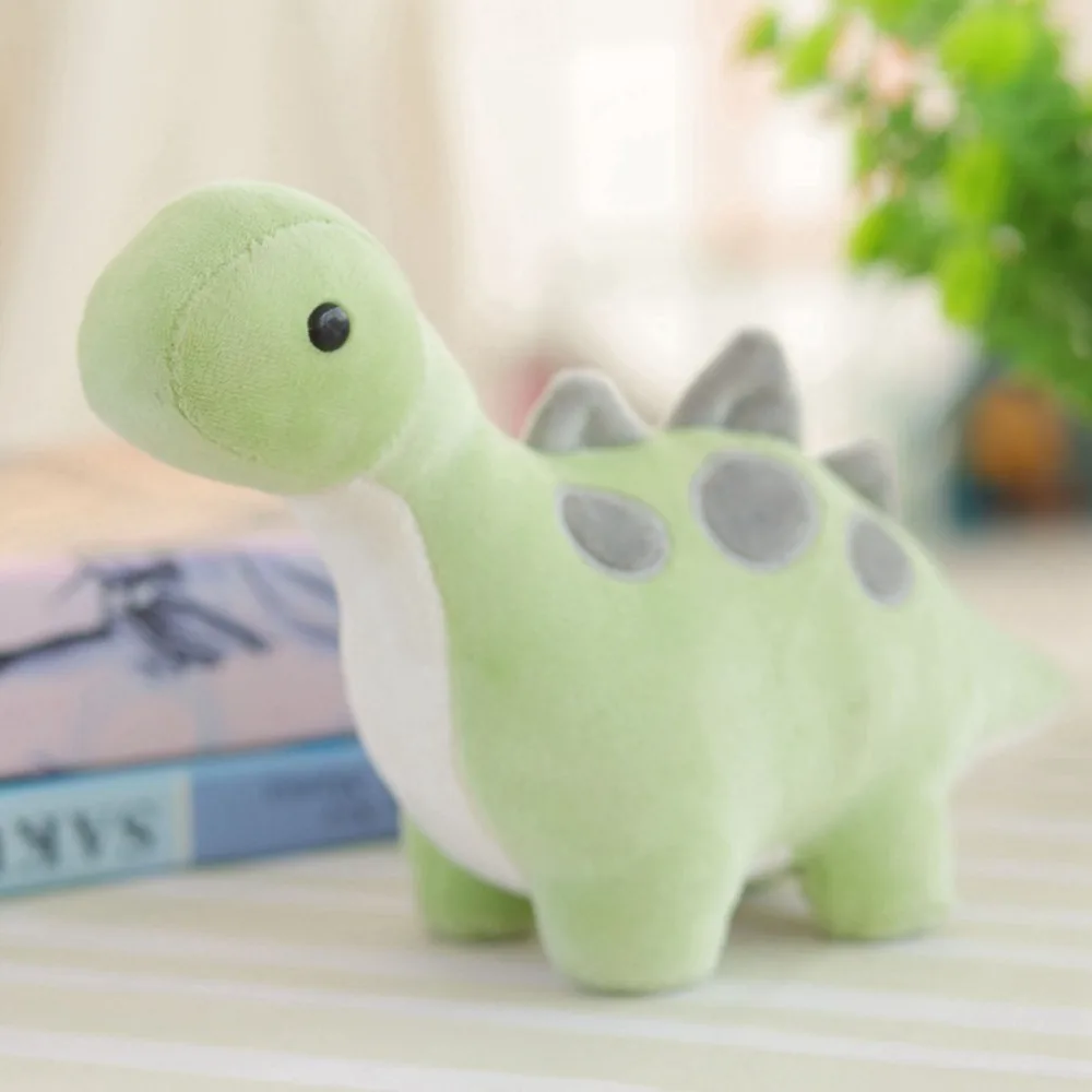 Kawaii Dinosaur Plush Toy Stuffed Animal Triceratops Plushies Cute Tyrannosaurus Soft Sleep Hug Doll Baby Bedroom Decoration