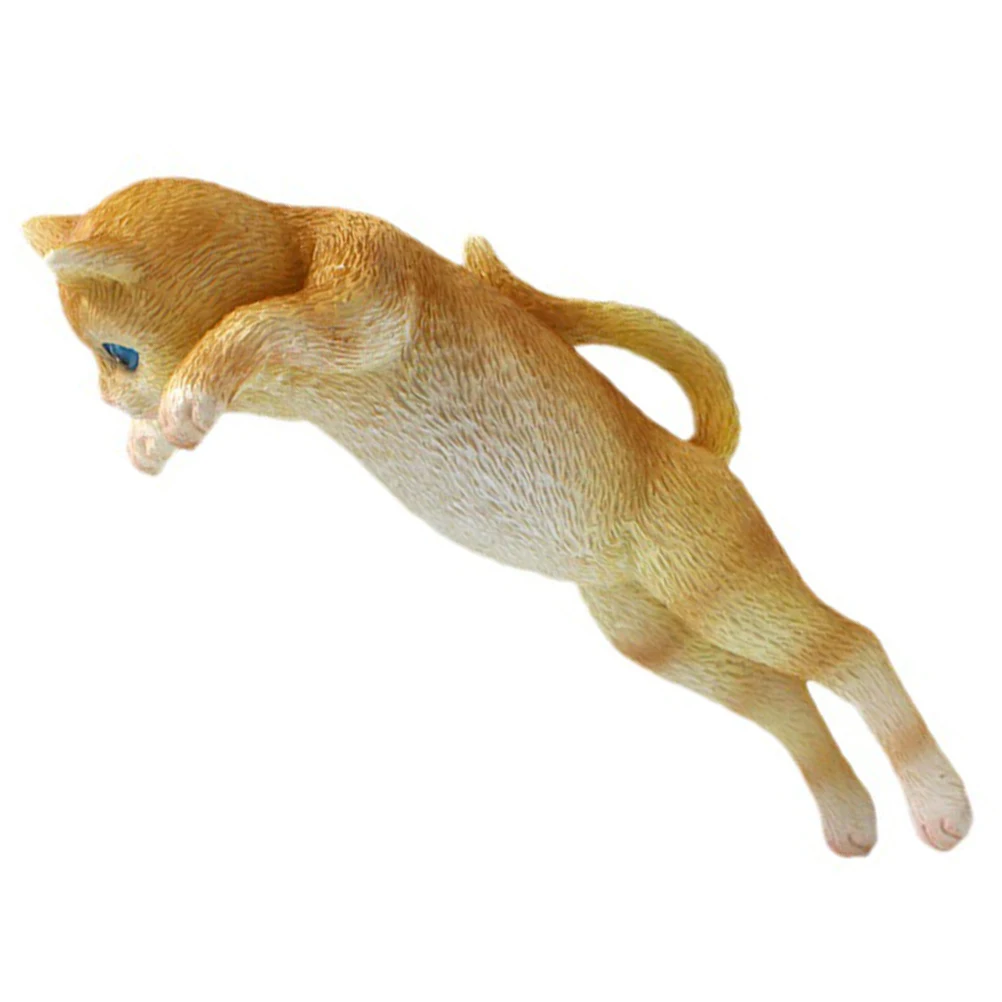 القط وعاء النبات شماعات الراتنج الحيوان زخرفة لحديقة ديكور في الهواء الطلق تمثال وعاء عصاري الديكور المشهد الصغير #6