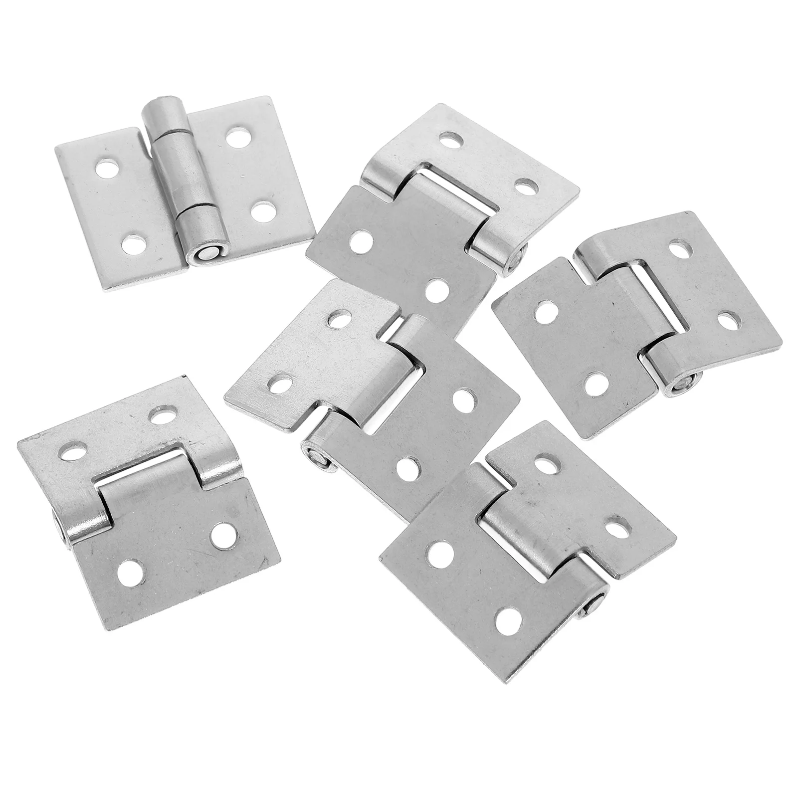 

2 Pcs Door Hinge for Repairing Gate Hardware Hinges Small Wooden Box Garage Replacements Heavy Duty Iron