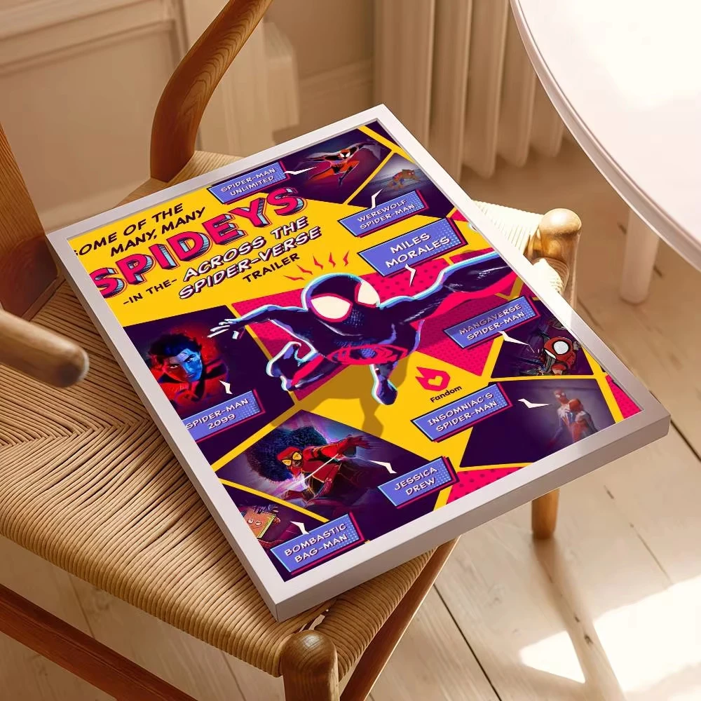 1 Stück Film S-S-Spider COOL M-Man Across Verse Vintage Poster Retro Papier Raum Bar Café Dekoration – Detail 5