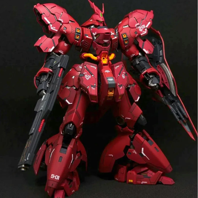 RG 1/144 MSN-04 SAZABI الجمعية أطقم منمذجة عمل أرقام Gk لعبة Freebie الشارات المائية أنيمي الميكانيكية حلية الصبي تحصيل هدية