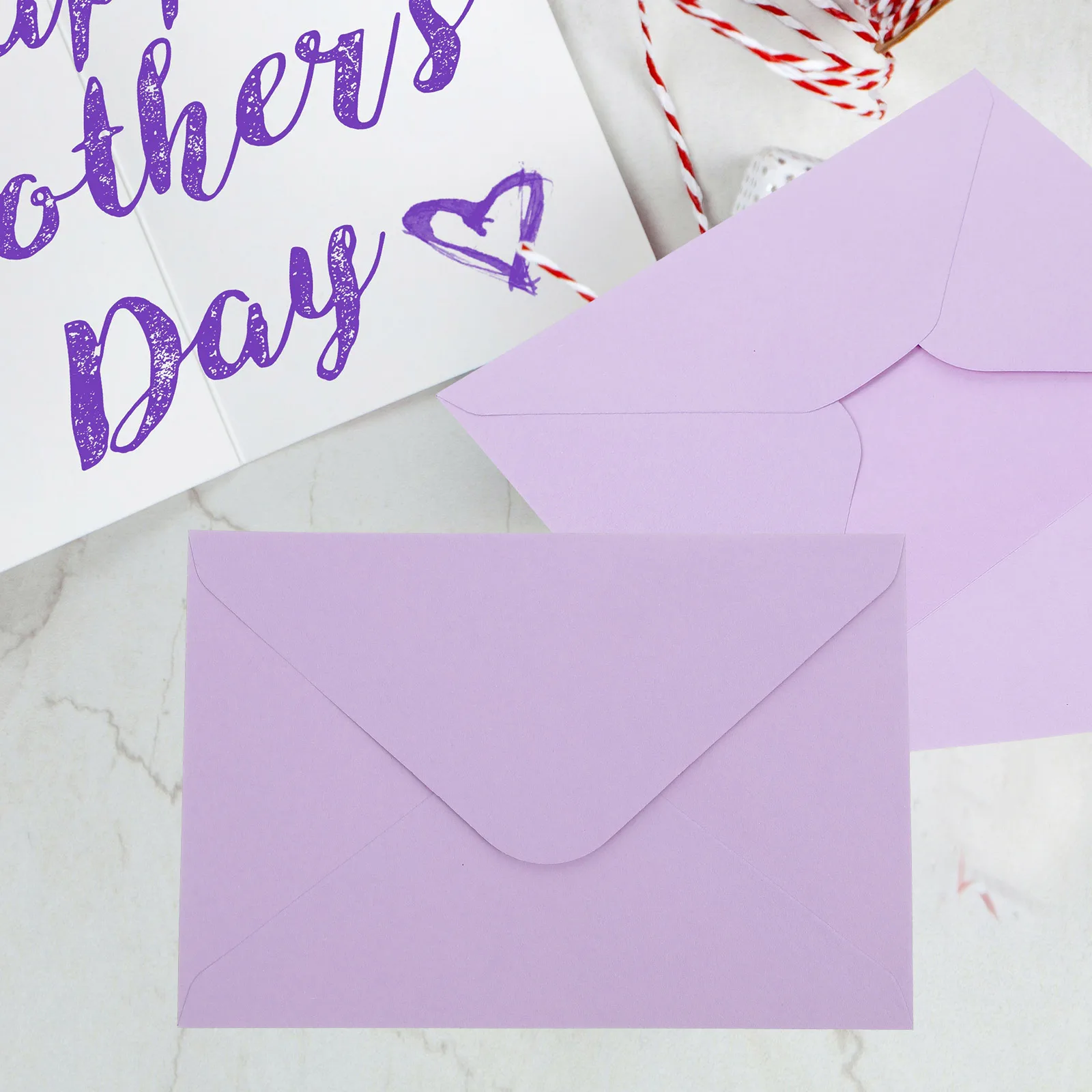 

50 Pcs Envelope Envelopes Self Seal Party Invitation Envelopes Butter Paper Wedding Greeting Cards Mailing Party Blank Students