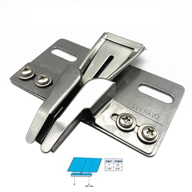 Tap Atta Ching Folder Open Seam Hat Folder For Industrial 2,4 Needle Industrial Sewing Machine Binder FOLDER FOR BASEBALL CAP