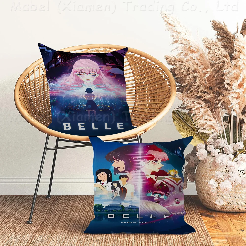 Anime B-Belle Cushion Cover Inches Farmhouse Decor Home Throw Pillow Covers For Couch Decorations