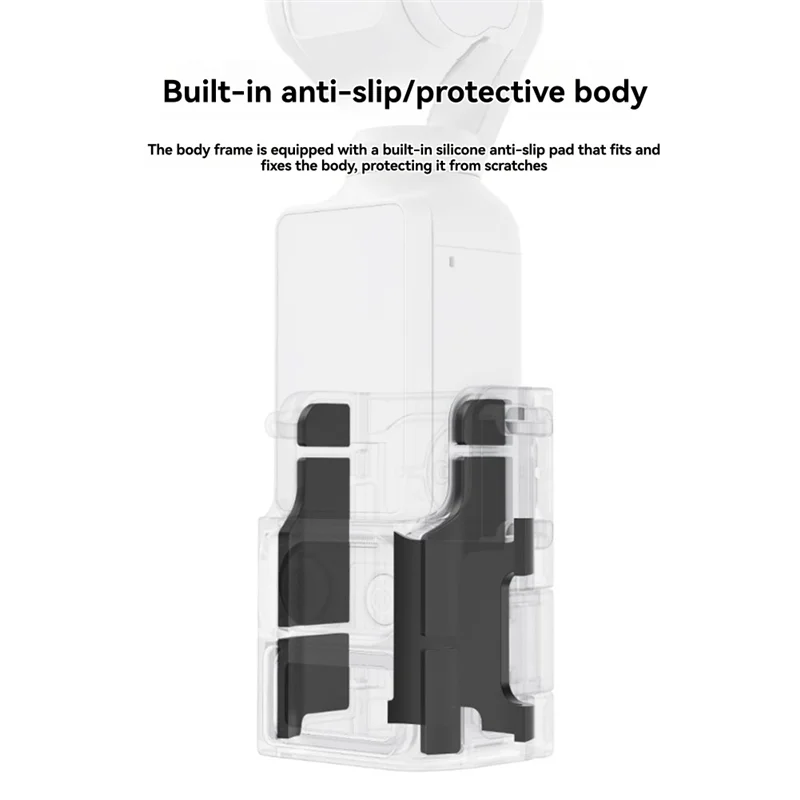 ABAC-marco protector para expansión de cámara DJI Osmo Pocket 3 con cubierta de mango adaptador de zapata fría y accesorios de soporte