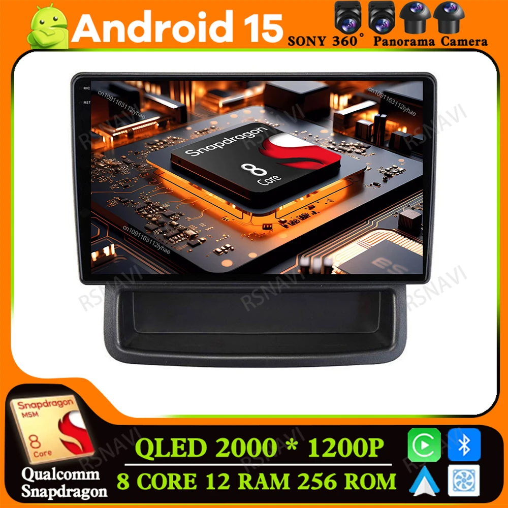 

Android 15 For Renault Trafic 2 For Opel Vivaro A For Nissan Primastar 2006 - 2014 5G WIFI QLED Viedo Player AUTO Qualcomm DSP