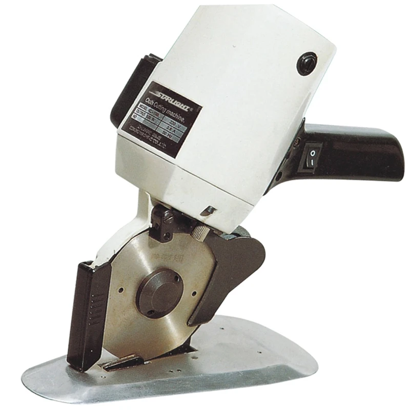 

RC-100 Electric round Blade Fabric Cutter - Auto Knife Cutting Machine for Cloth Fabric